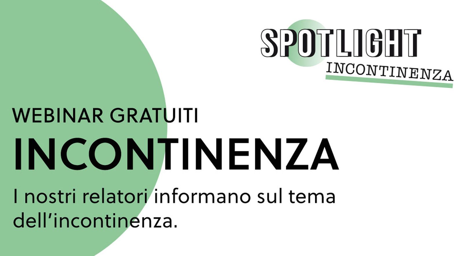 Webinar-Reihe „Spotlight Inkontinenz“ auf Italienisch